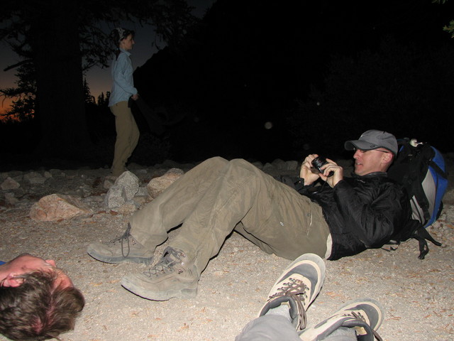 Our first rest stop, near Lone Pine Lake (2.6 mi)