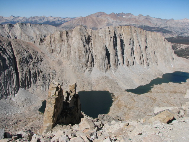 View from trail crest