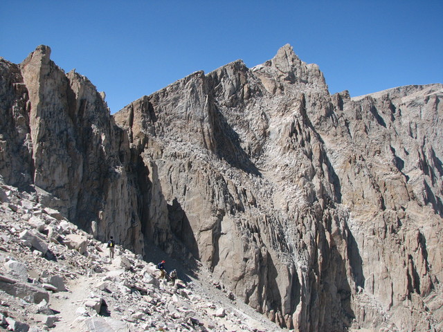 Back down the switchbacks. Much easier this direction.