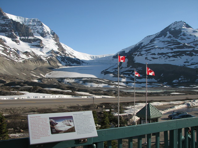 This is as far as I got: Athabasca Glacier in the evening