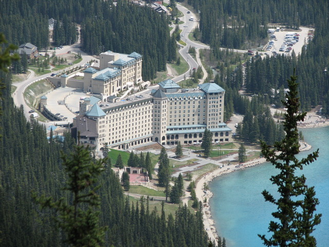 Chateau Lake Louise. A tourist attraction.