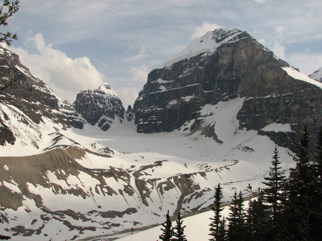 Up to the glaciers.