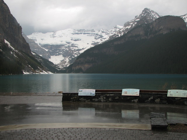 On the way back it started raining... And not a single tourist in sight!