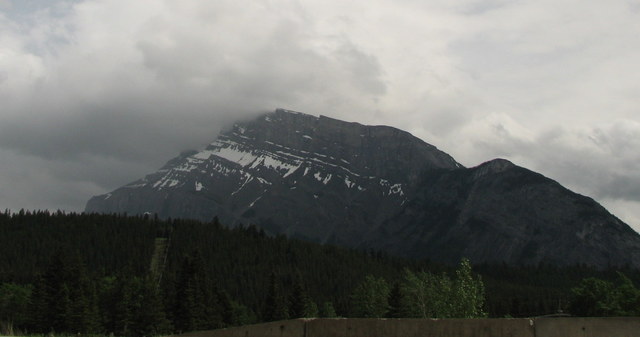 Mt Rundle, normal view.