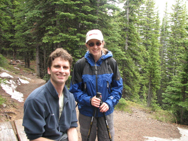 One last hike, near Moraine Lake. (June 9, 2007)