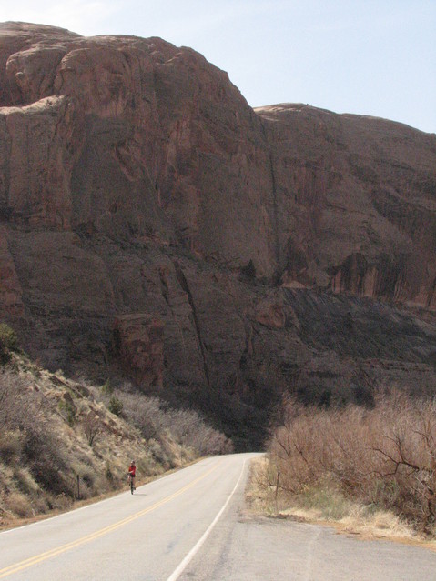 Ashley arriving at the handoff point