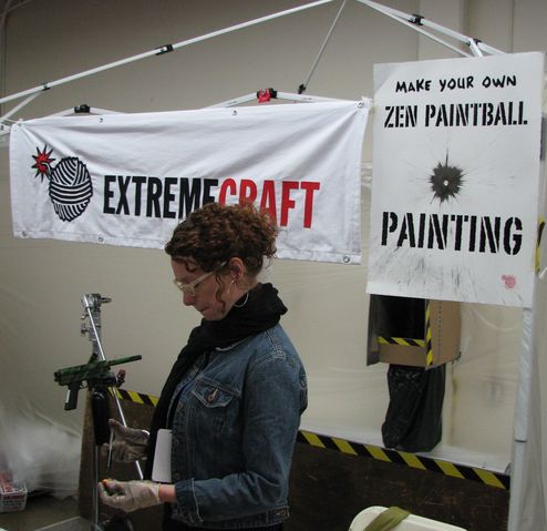 img_7819.jpg: Paint ball painting!