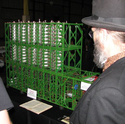 img_7922.jpg: Charles Babbage's difference engine: a mechanical computing machine